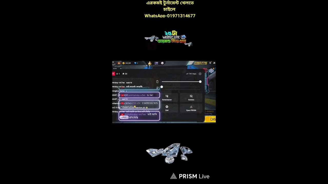 Live streaming of Durgapur Top 1🔴 FREE FIRE LIVE GIVEWAY CUSTOM ROOM 💗 IN বাংলাদেশ 🇧🇩 SERVER 💎