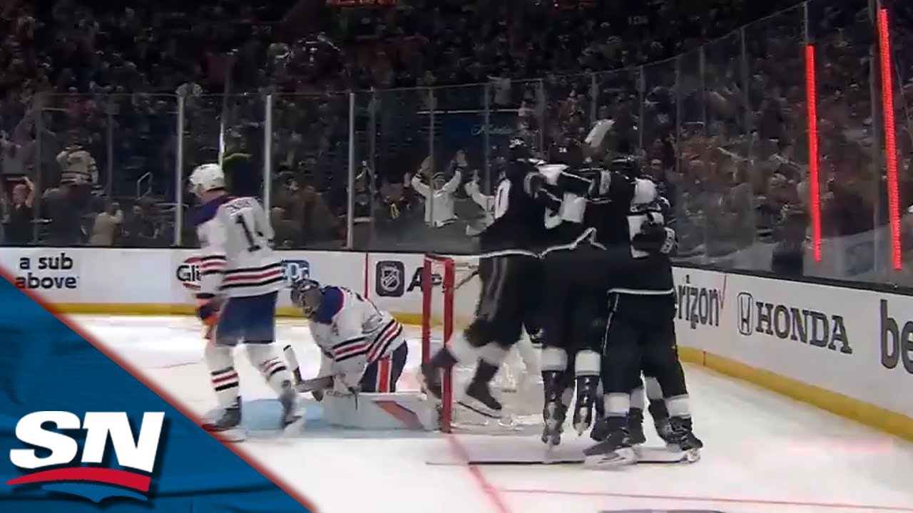Trevor Moore's OT Winner Stands After Lengthy Review As Kings Defeat Oilers In Game 3
