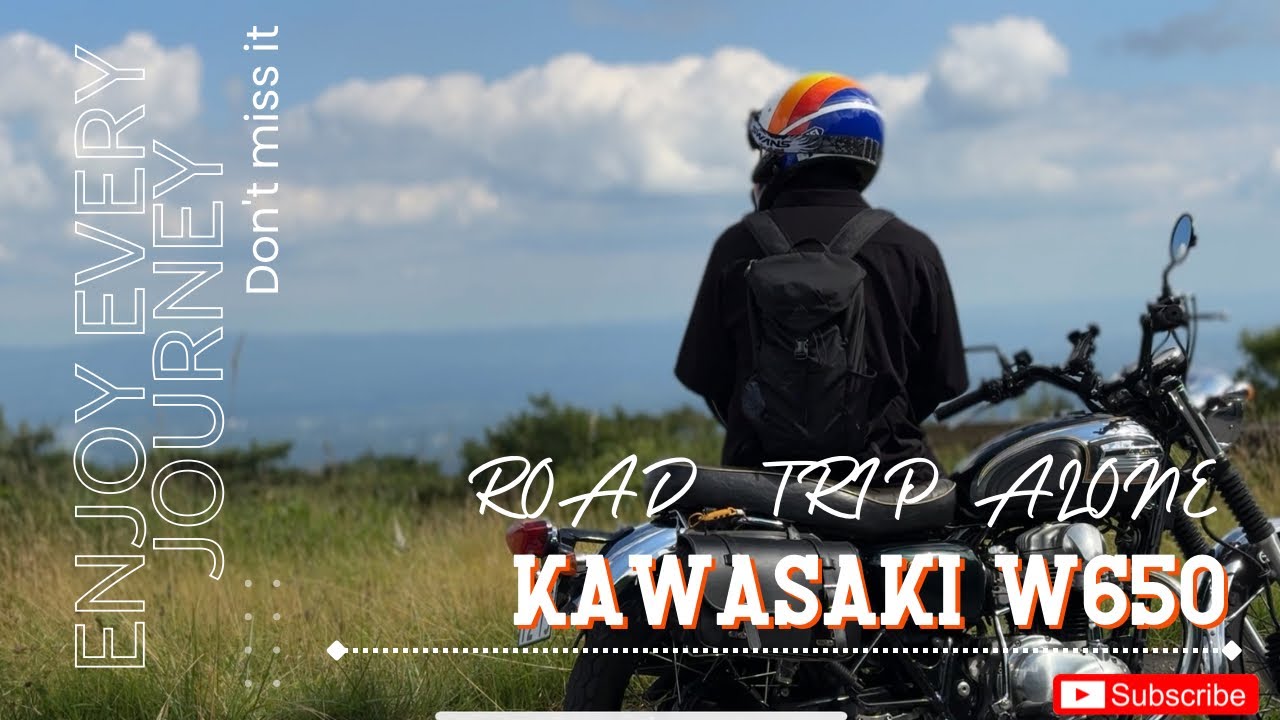 【Kawasaki W650】で行く避暑地