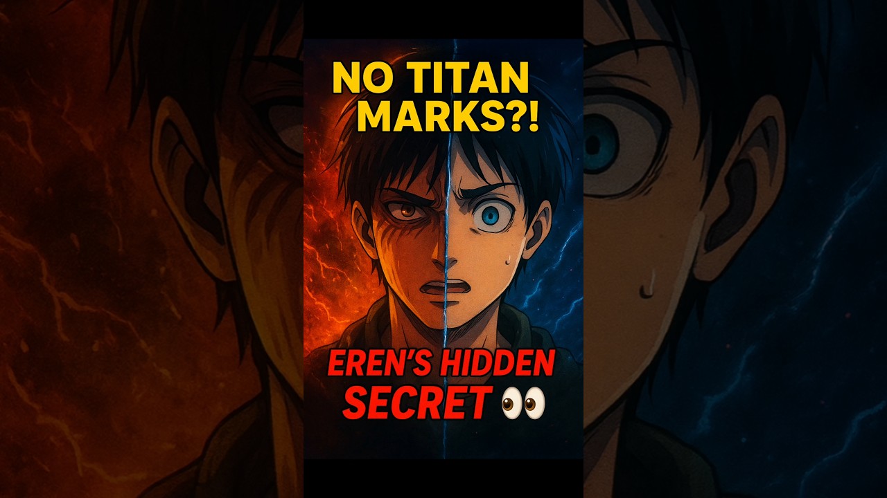 Why Eren Had No Titan Marks After His First Transformation 😳 | Attack on Titan Explained