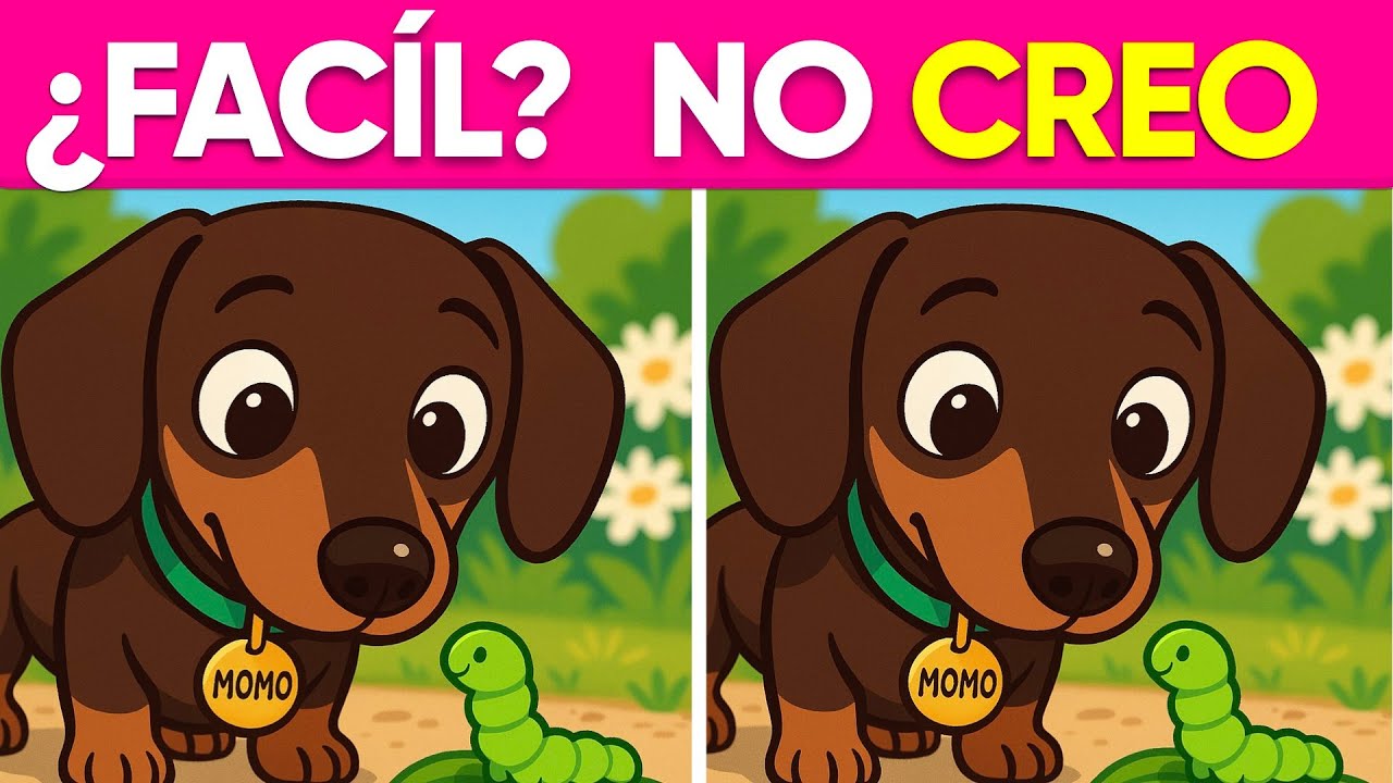 &iquest;Puedes Encontrar las 3 Diferencias? 🌭👴🏻SPOT THE DIFFERENCES 🧠🦊 MENTAL QUIZ
