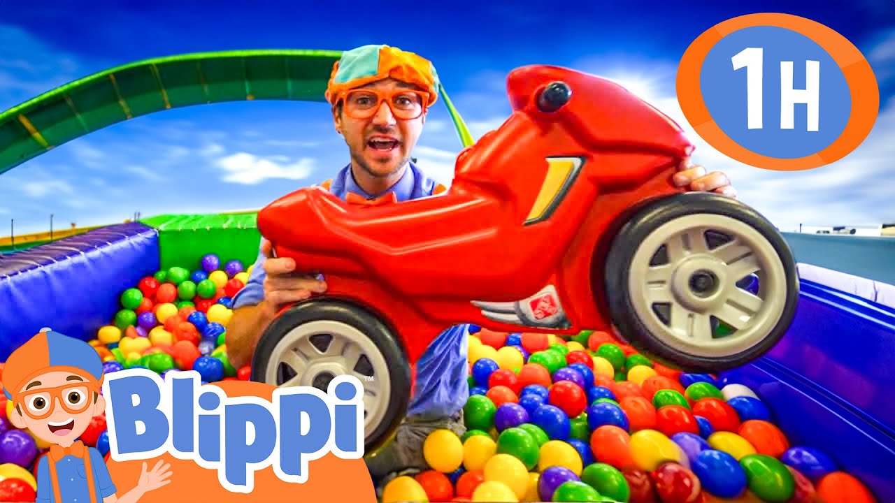Blippi Visits an Indoor Playground (Soft Play Place) |  Blippi and Meekah Best Friend Adventures