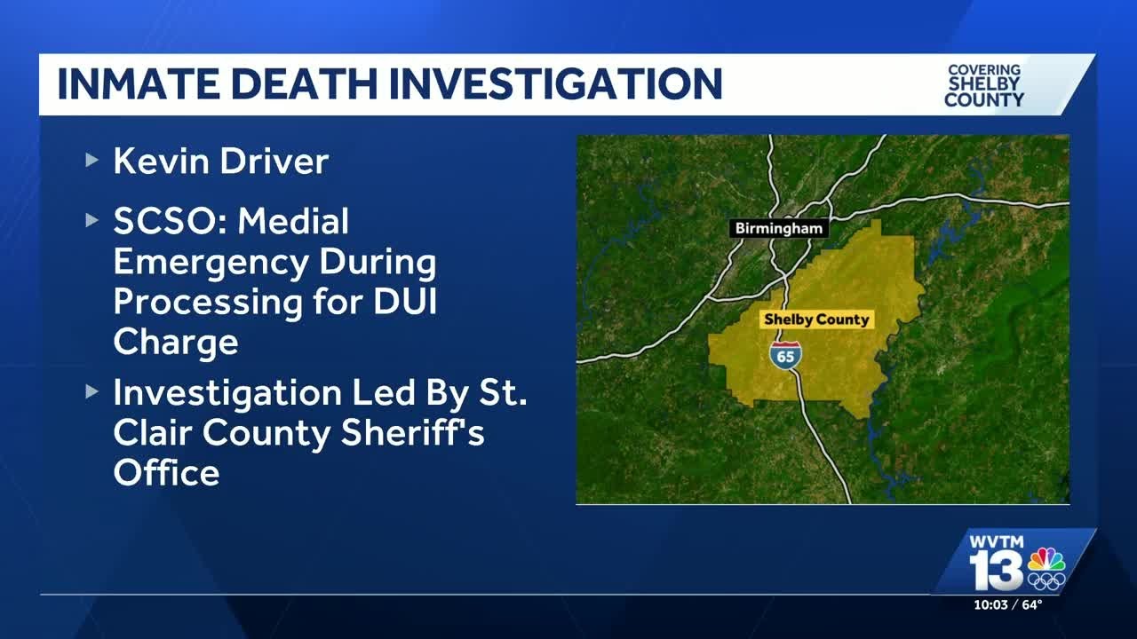 Man arrested after Shelby County crash dies while being booked into jail