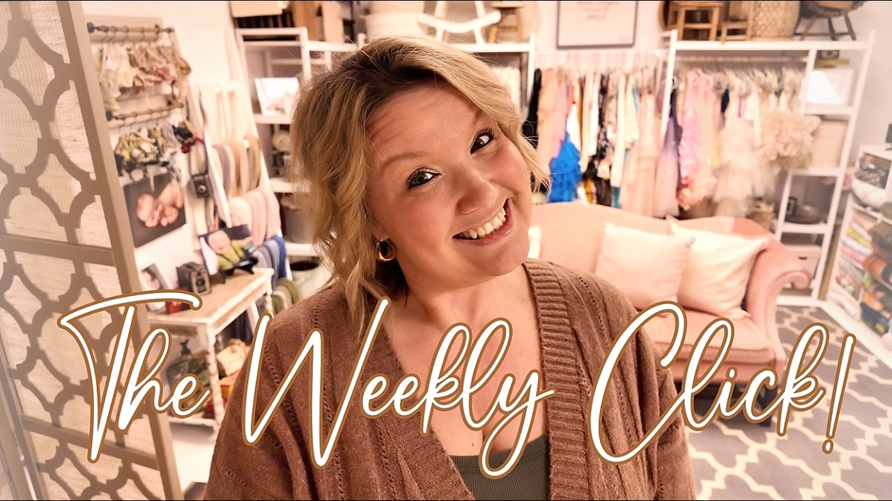 THE WEEKLY CLICK! // A NEW SERIES THAT RECAPS OUR WEEK IN THE STUDIO!
