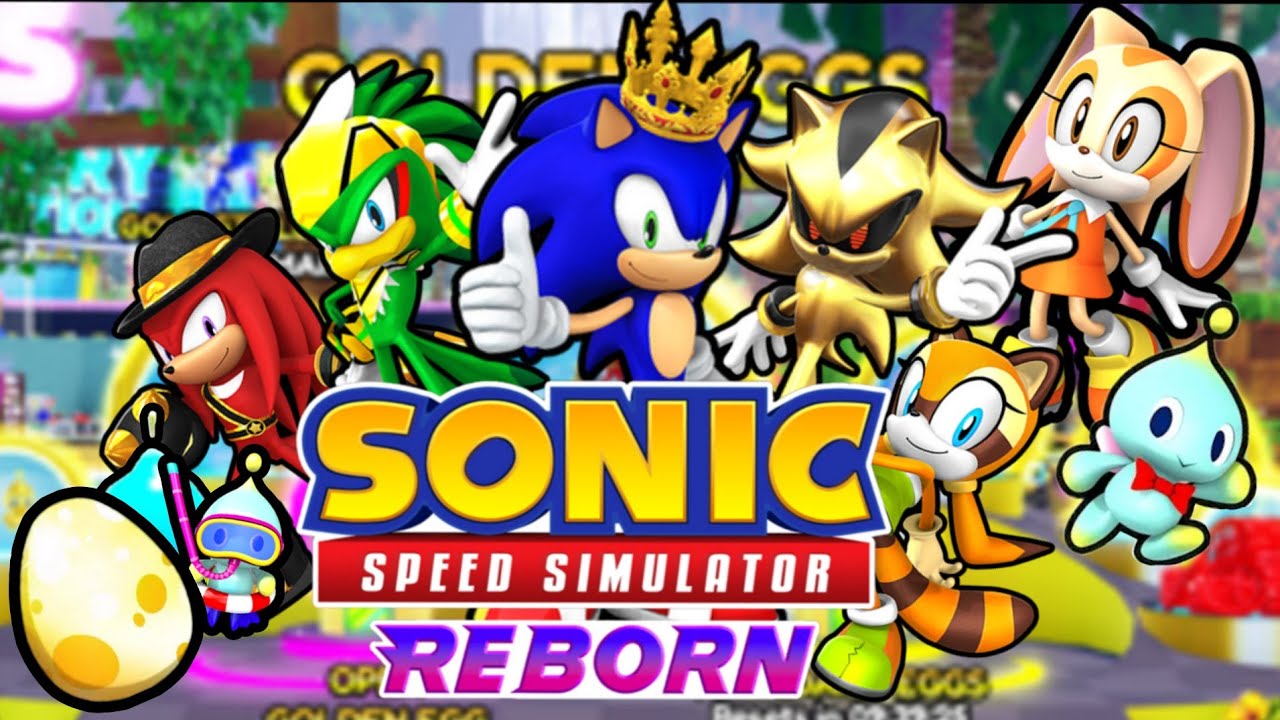 НОВЫЕ GOLD EGGS и МНОГО ДРУГОЕ⭐🌸 | Sonic Speed Simulator |🩵