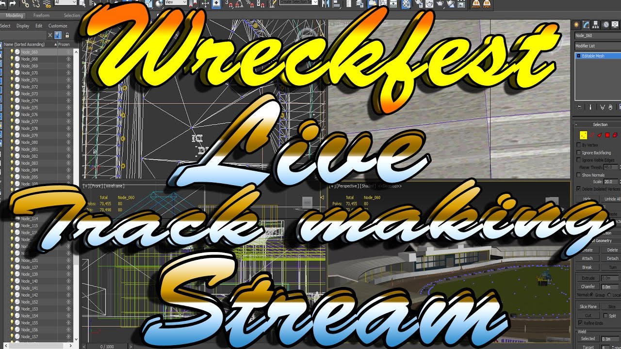 |Wreckfest| Live Community Track making Stream W/DUFFER JOSH & TADS Dual stream!
