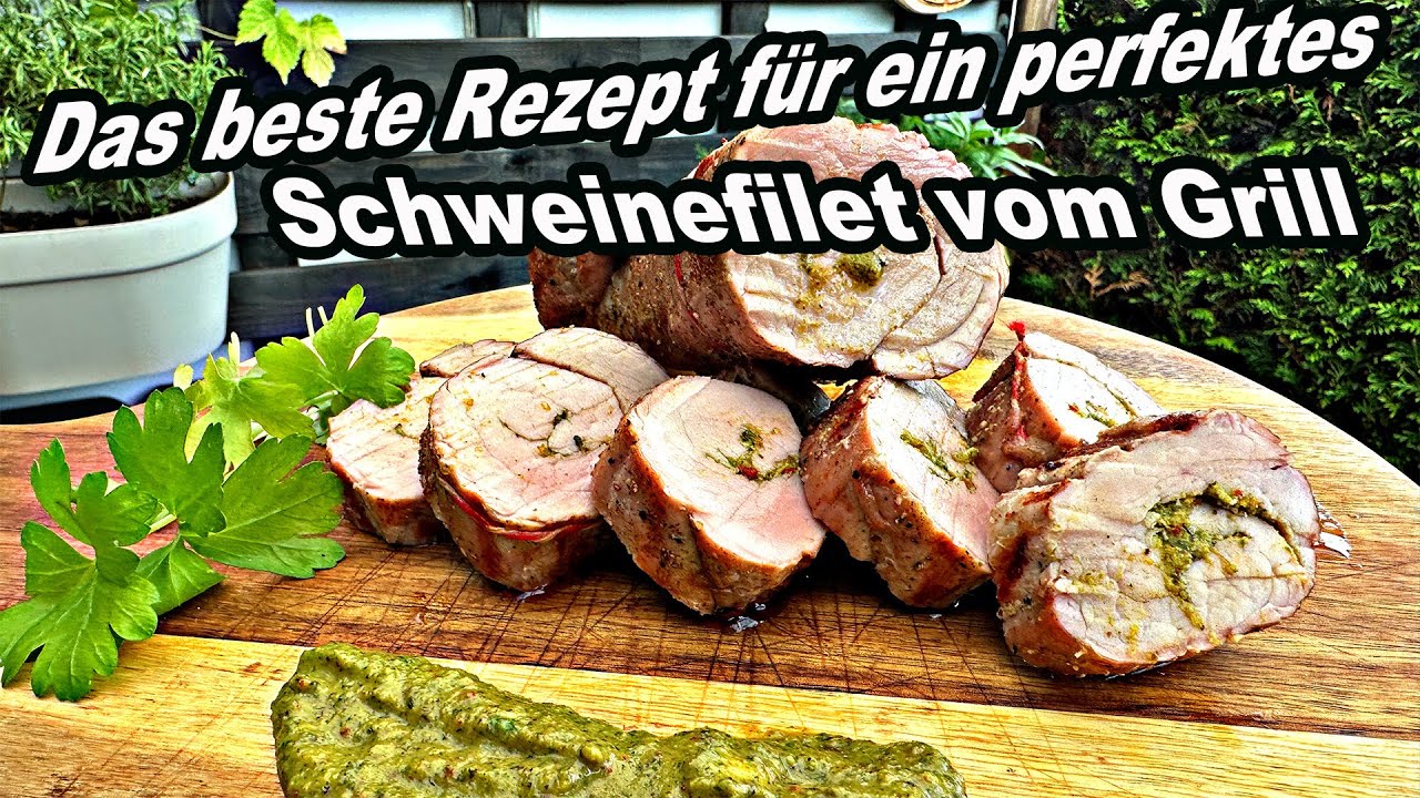 Schweinefilet vom Grill gefüllt mit ..... das beste Rezept | The BBQ BEAR