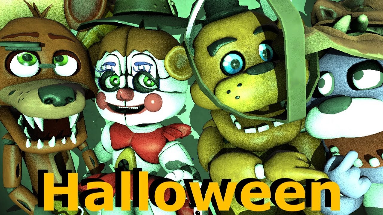 Baby Foxy Halloween - Too Spooked for Trick or Treating FNAF SFM Animation