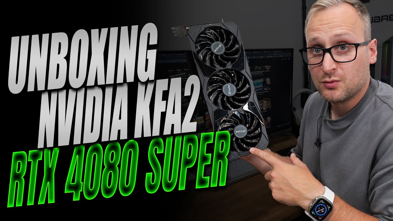 Unboxing Nvidia KFA2 GeForce RTX 4080 SUPER SG 1-Click OC
