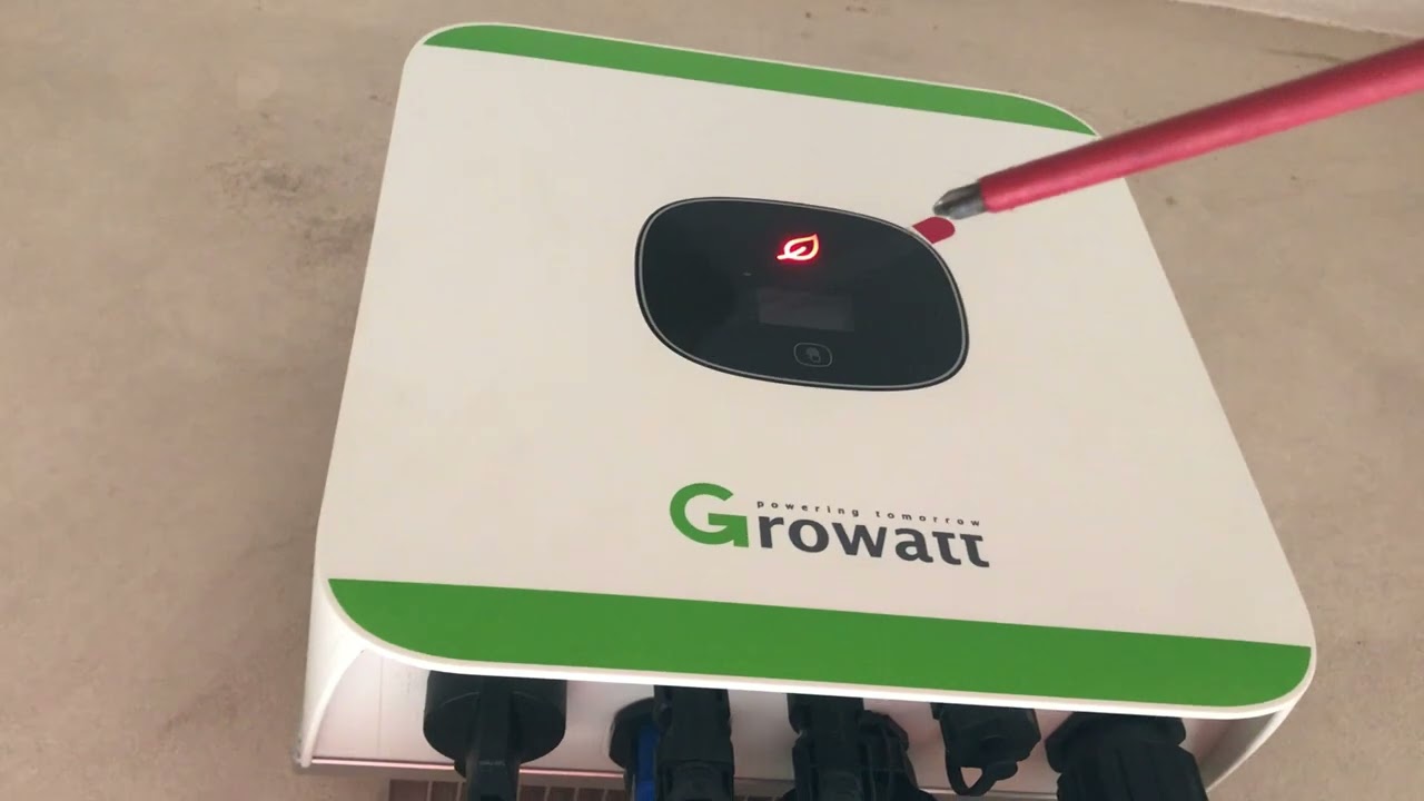 Mau contato AC inversor Growatt - Solução