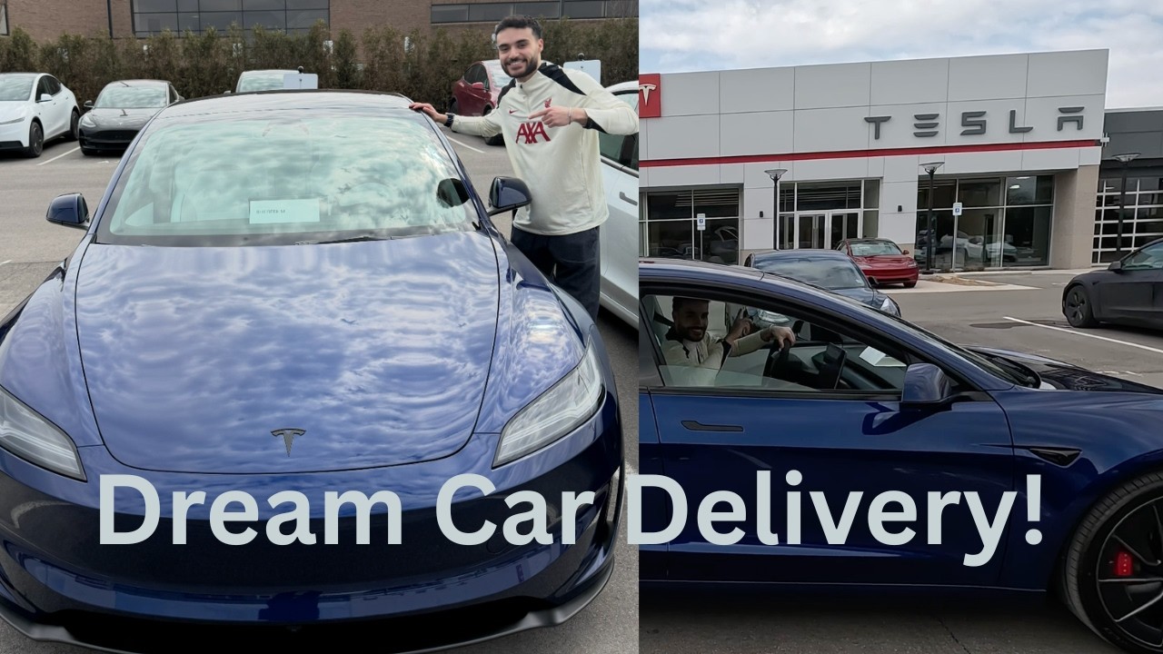 Picking Up My Tesla Model 3 Performance | Delivery Day