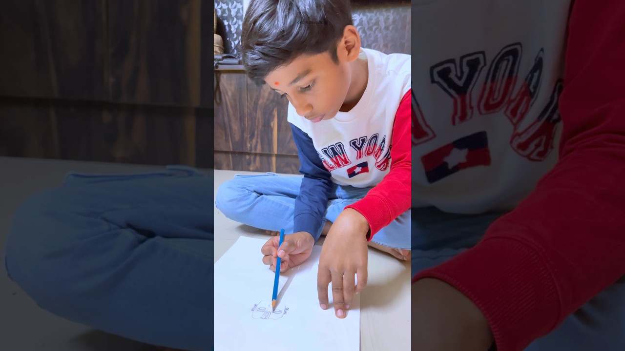 Can you Please Rate My Drawing 😍 #kkcreativevlogs