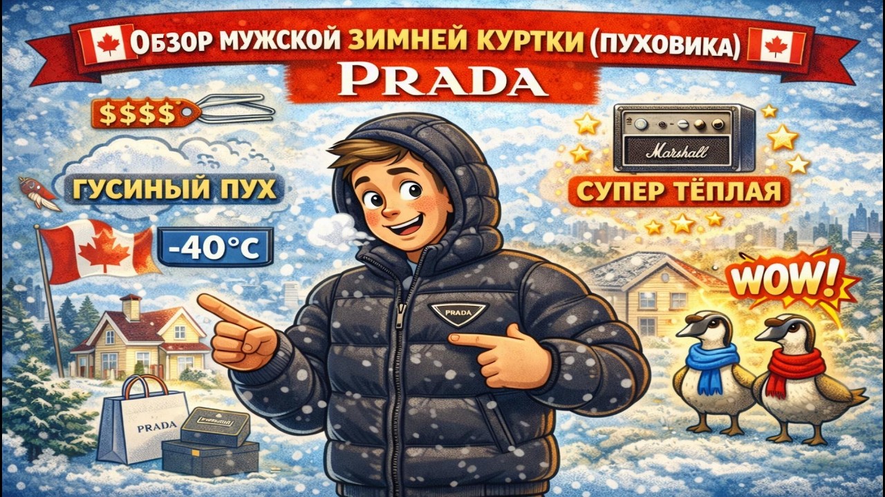 Обзор зимней куртки (пуховика) Prada