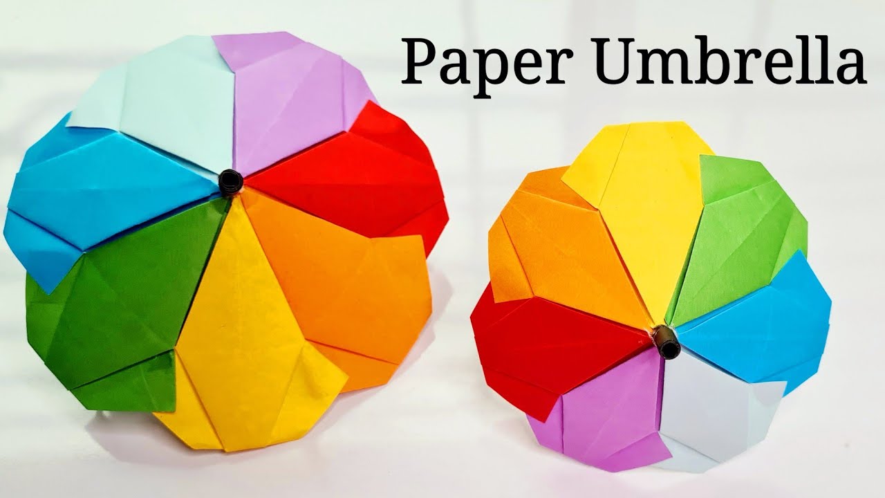 How to make Paper Umbrella 🌂 | Umbrella | DIY Paper Craft | Diary Of Art 