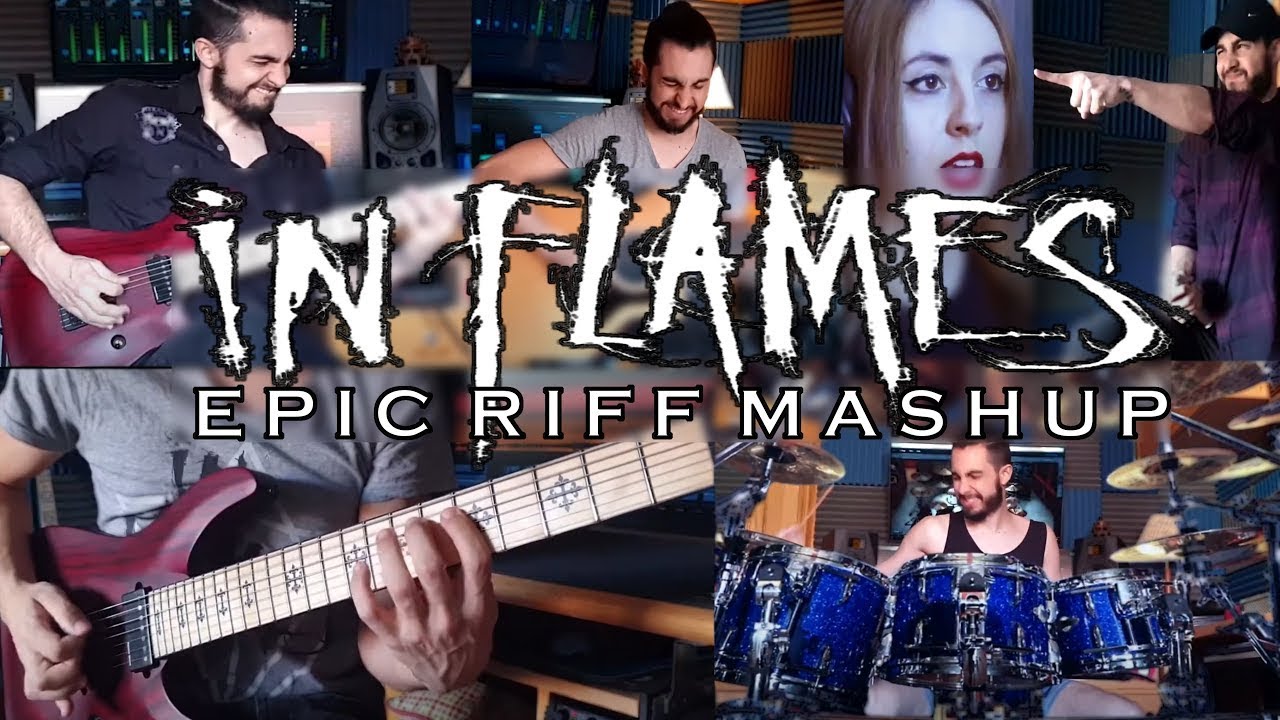 IN FLAMES 🔥 Epic 70 RIFFS Medley