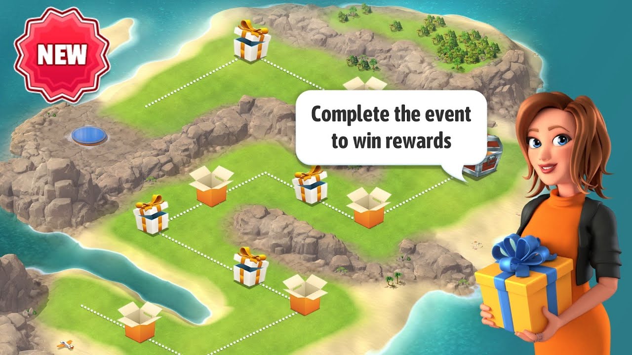Play our new Road To Rewards Event in City Island 5! 🛩️ Get many buildings and prizes 😍