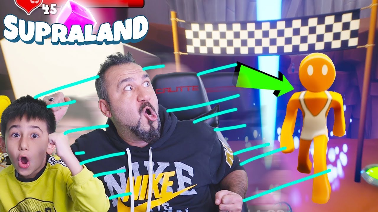 SÜPER TURUNCU KOŞUCU İLE YARIŞ! GİZLİ YERLER BULDUK! | sesegel çocuk SUPRALAND CRASH TÜRKÇE #8