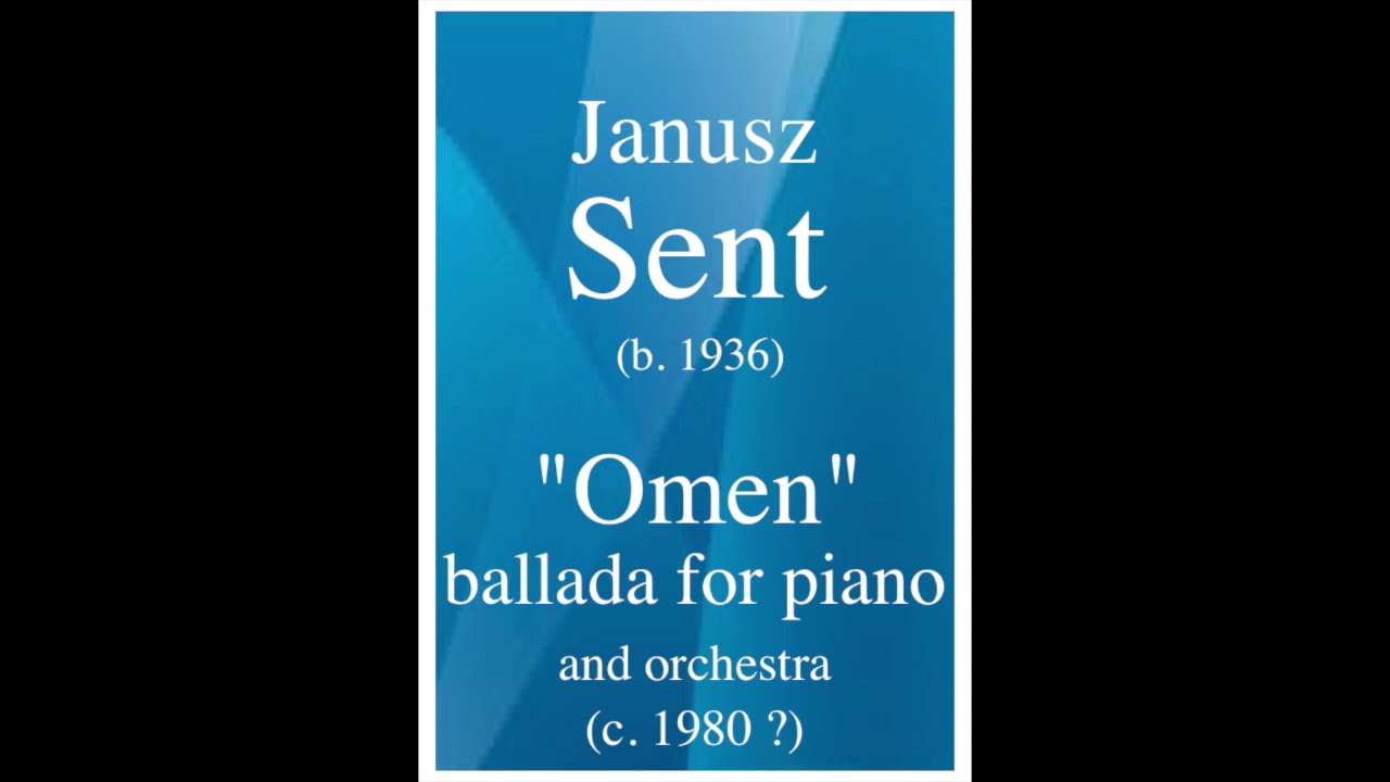 Janusz Sent (b. 1936) : 