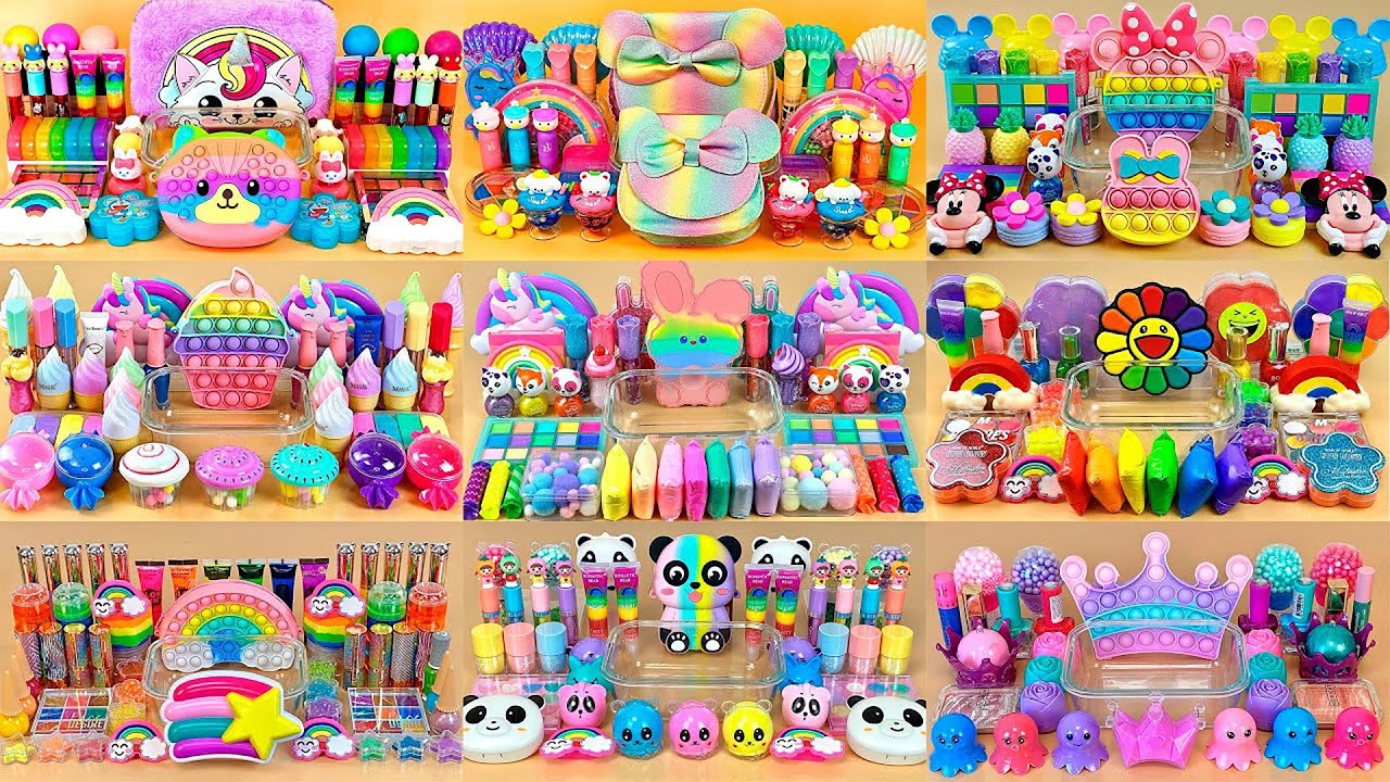 9 in 1 Video BEST of COLLECTION Rainbow SLIME 🌈🌈🌈 💯% Satisfying Slime Video.