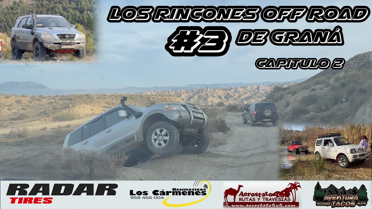 RINCONES OFFROAD DE GRANÁ #3 | CAPITULO 2👈| RUTA 4X4 | AVENTURA SOBRE TACOS 4X4🚗