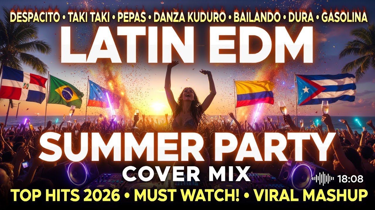 FIESTA LATINA EDM TECHNO x AFRO HOUSE 2026 🔥 Bruno Mars Vibes Cover Mix | Live Party Nonstop