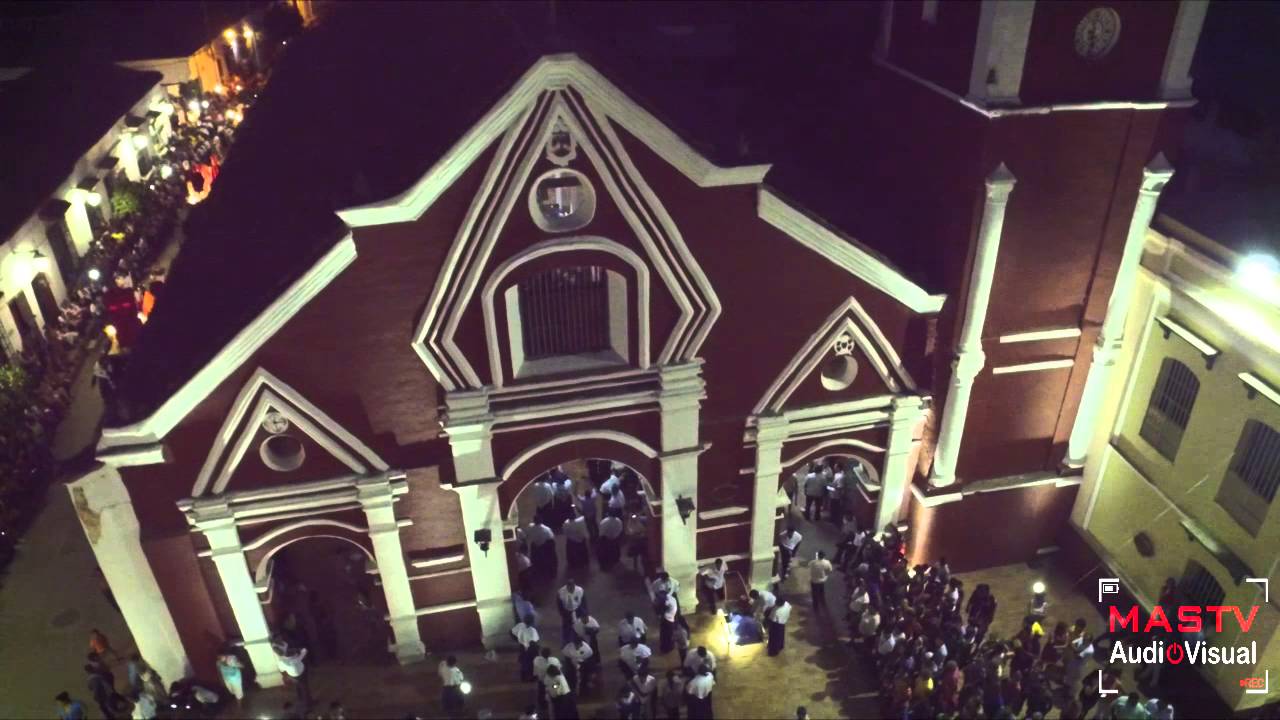 Jueves Santo Semana Santa Mompox 2016 desde el Drone