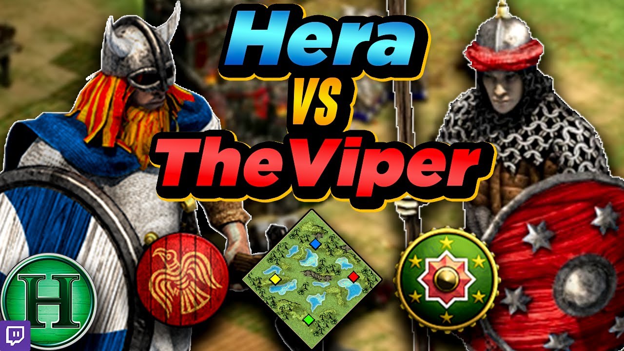 Vikings vs Hindustanis | 1v1 Cenotes | vs TheViper | AoE2
