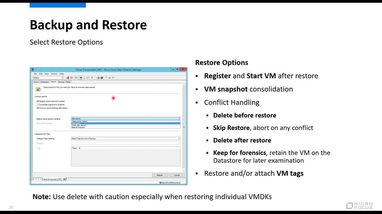 Data Protector Tips & Tricks: Integraciones con Hyper-V y VMware