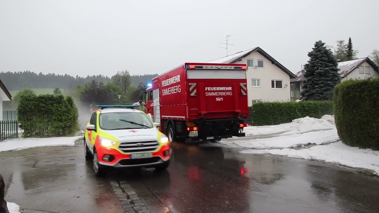 Unwetter an Pfingst-Sonntag im Allgäu: Einsätze für die Feuerwehr auch in Weiler im Allgäu!