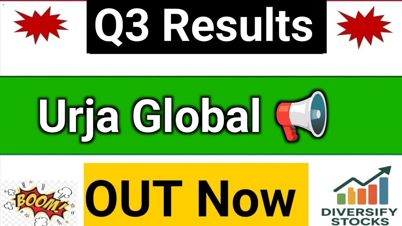Urja Global Q3 results 2026 | Urja Global latest news | Urja Global share latest news | Urja Global