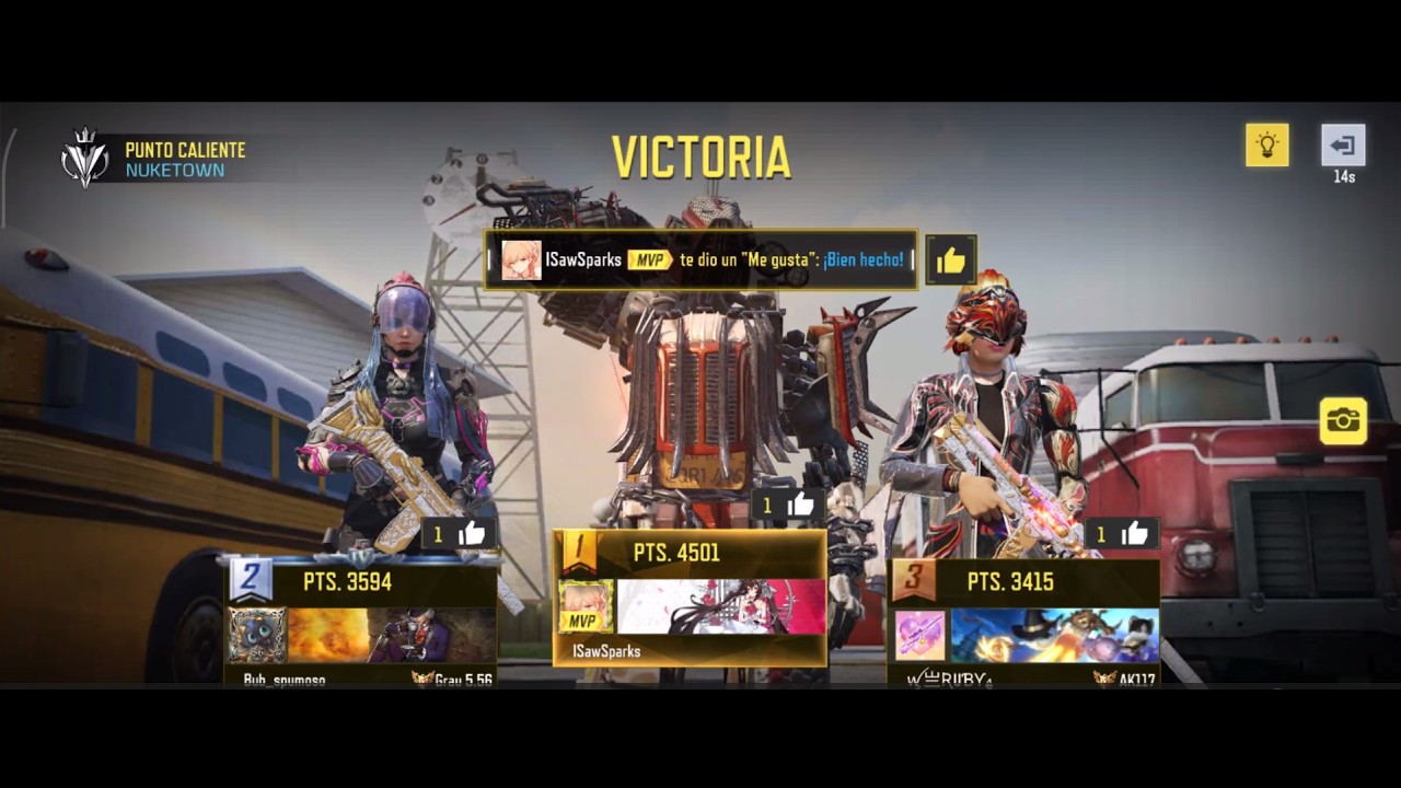 partida igualada en la nueva temporada de call of duty mobile de punto caliente en nuketown