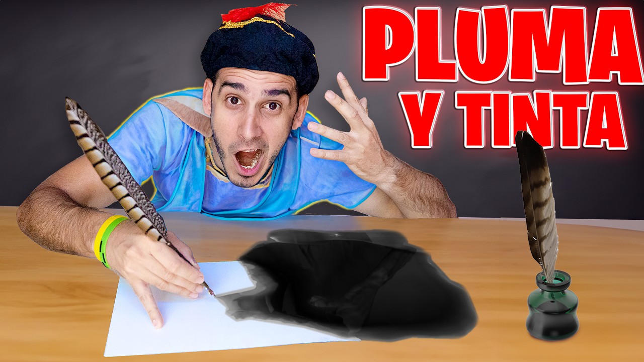 DIBUJO CON PLUMA Y TINTA COMO EN LA ANTIGUEDAD | HaroldArtist