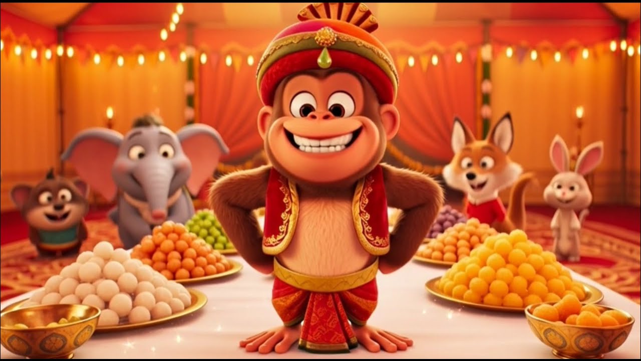 Bandar Mama Rote Rote Aaye 🐒🏃‍♂️ #bandarmama # rhymes