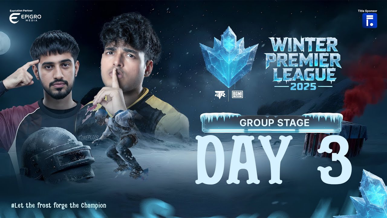 4TR Winter Premier League 2025 : Group Stage DAY 3 | Let The Frost Forge The Champion ! #godl #k9