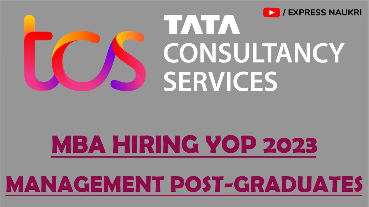 TCS MBA Hiring 2023 l TCS hiring freshers l TCS Mega Hiring, All the information step by step #tcs