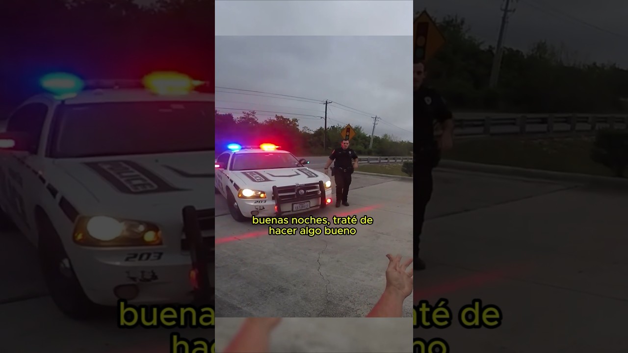 Quiso ayudar... y termino detenido 🚓😱 #shorts