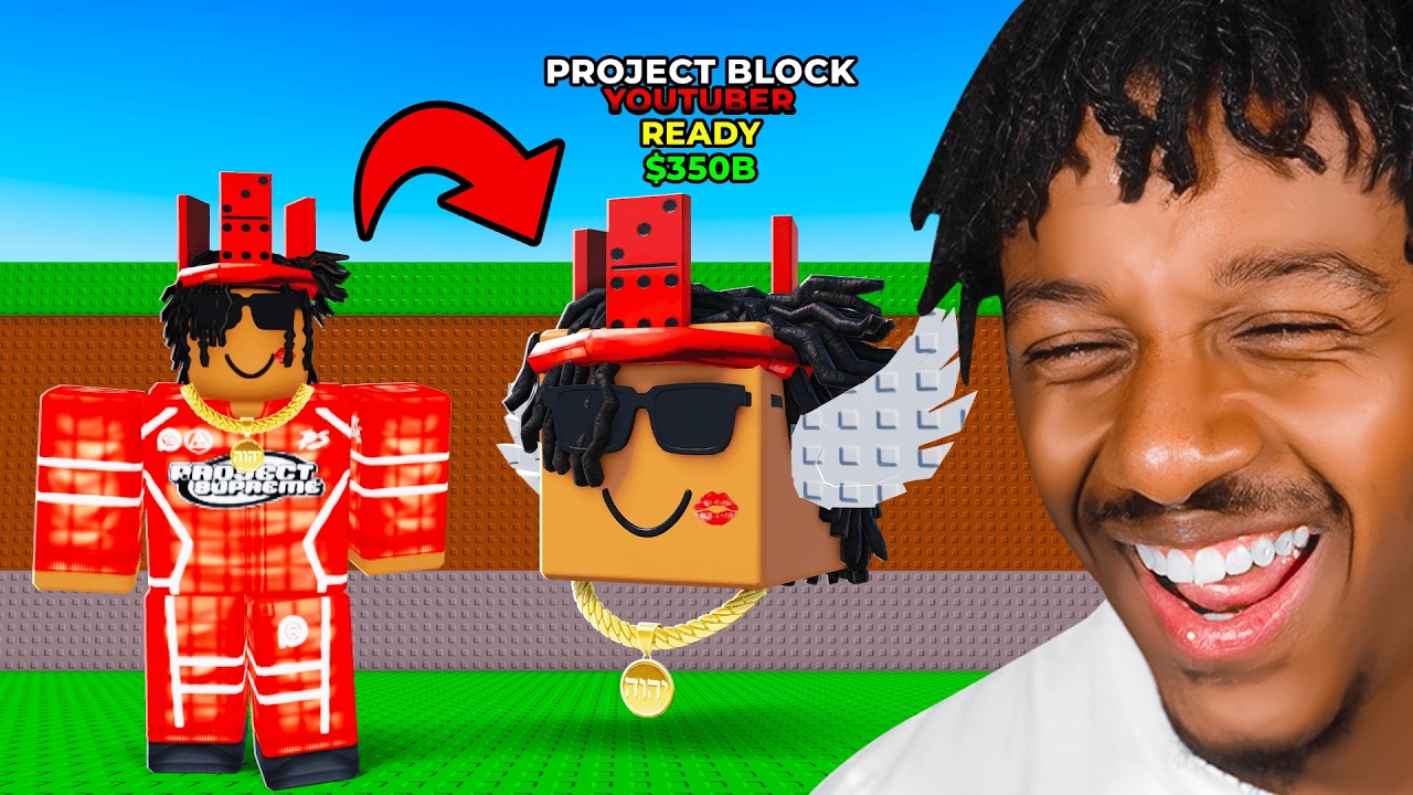 ROBLOX BECOME A LUCKY BLOCK..