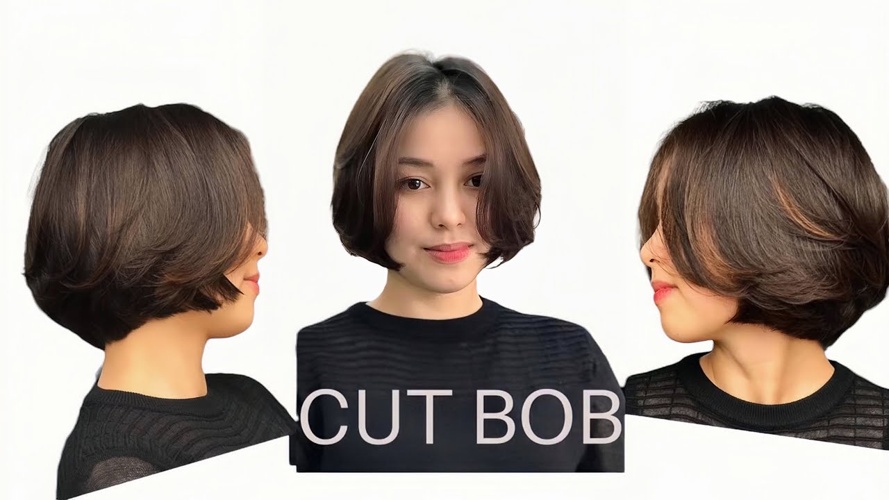 Dang Hieu. Graduation Bob Hair Cut - Hướng dẫn cắt tóc ngắn dành cho các bạn mới học nghề Tóc.