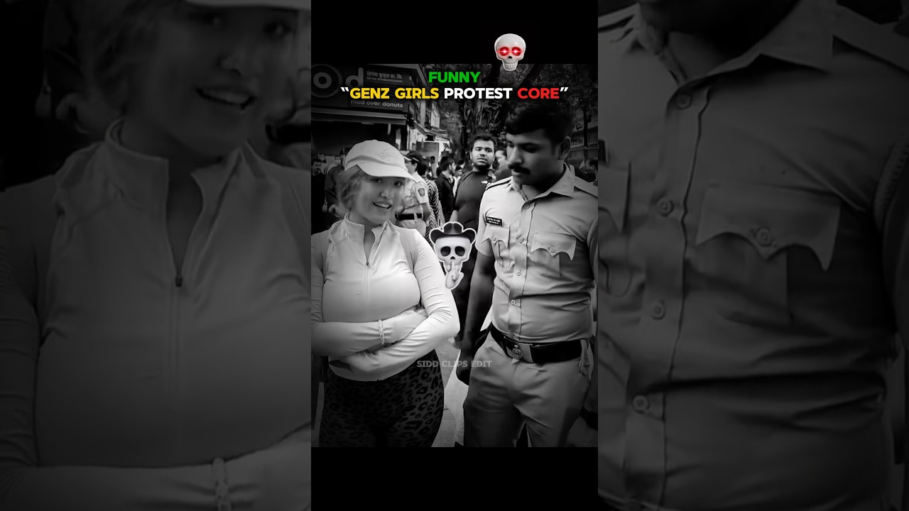 &ldquo;GENZ GIRLS PROTEST CORE&rdquo;🥶#shorts #protest