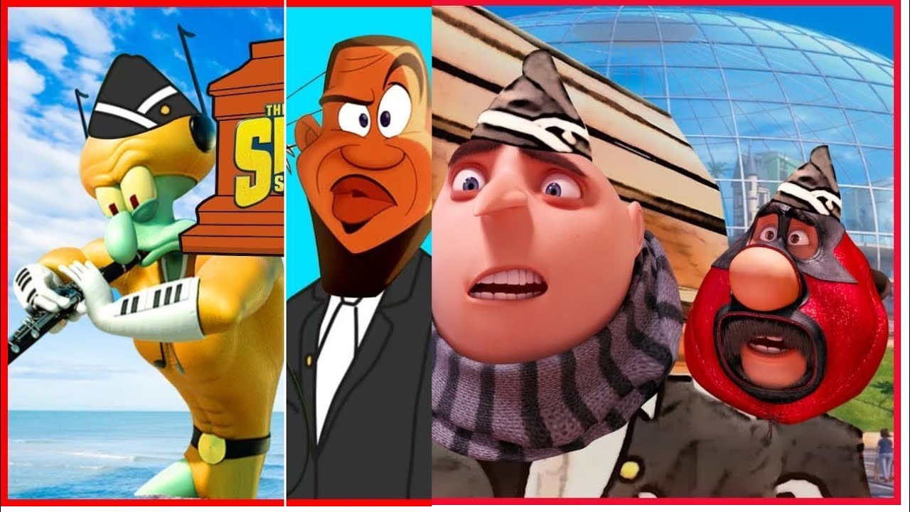 SpongeBob, Space Jam 2 And Despicable Me 2 Coffin Dance Mashup By SH Media