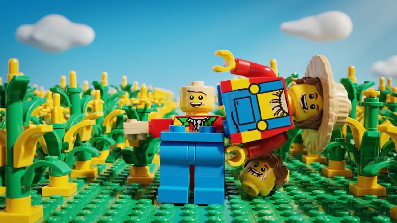 LEGO Пугало против Ворон - Смешная Стоп-моушн Анимация