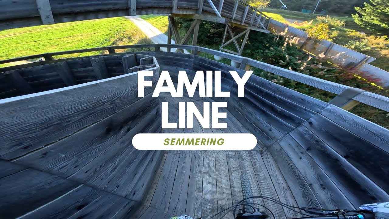 Family Line Flow Trail Bikepark Semmering Austria 🇦🇹 Full Run POV RAW