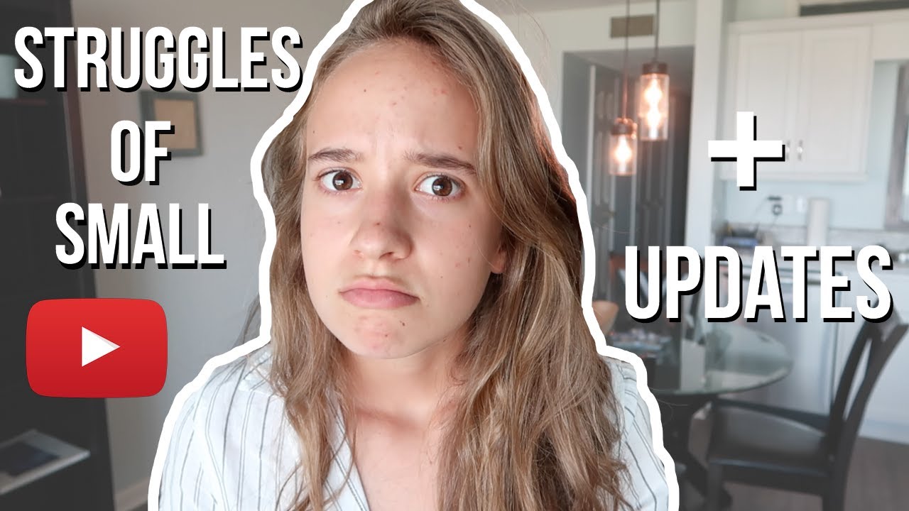 STRUGGLES OF SMALL YOUTUBERS + OTHER UPDATES II Audrey Ember