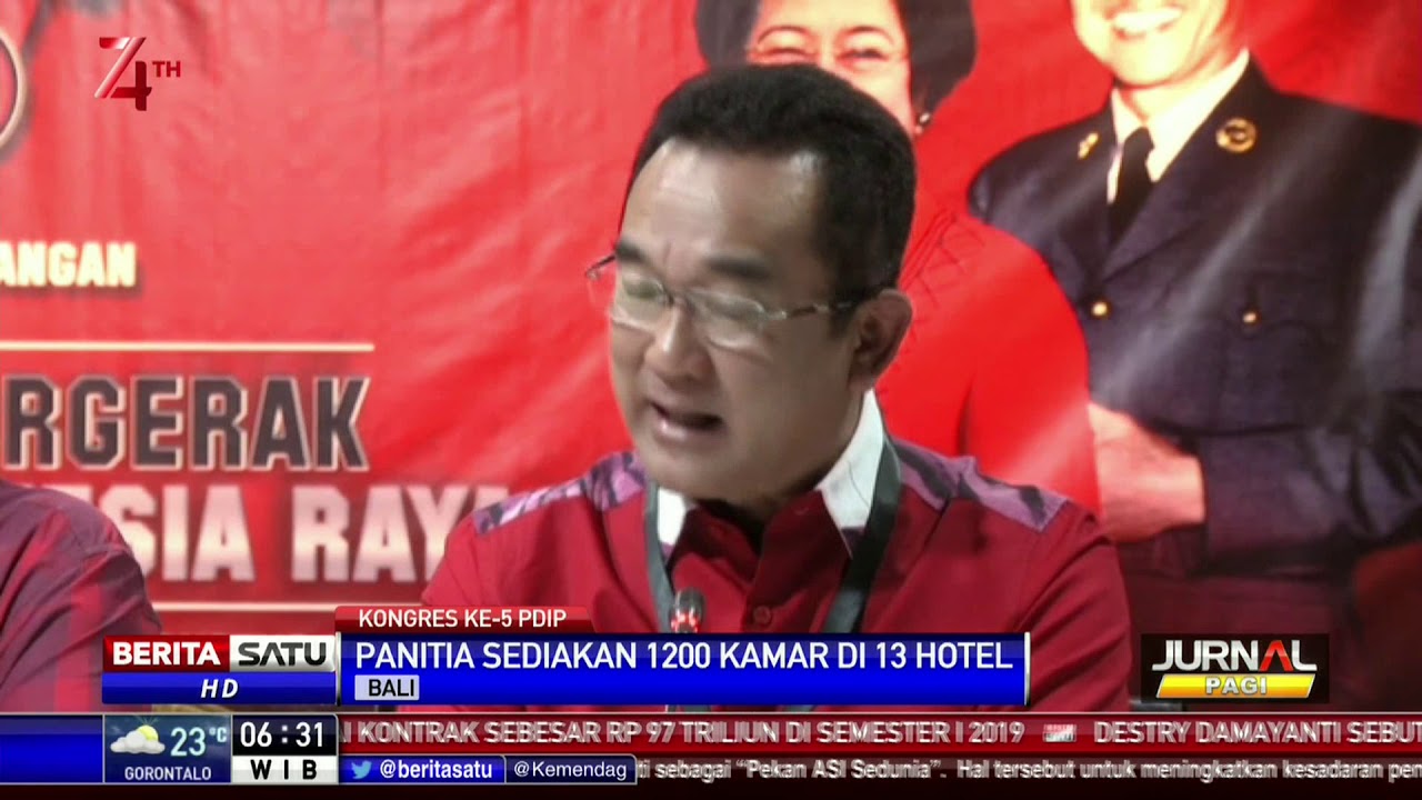 Kongres PDIP 2019 di Bali Habiskan Rp 17,6 Miliar
