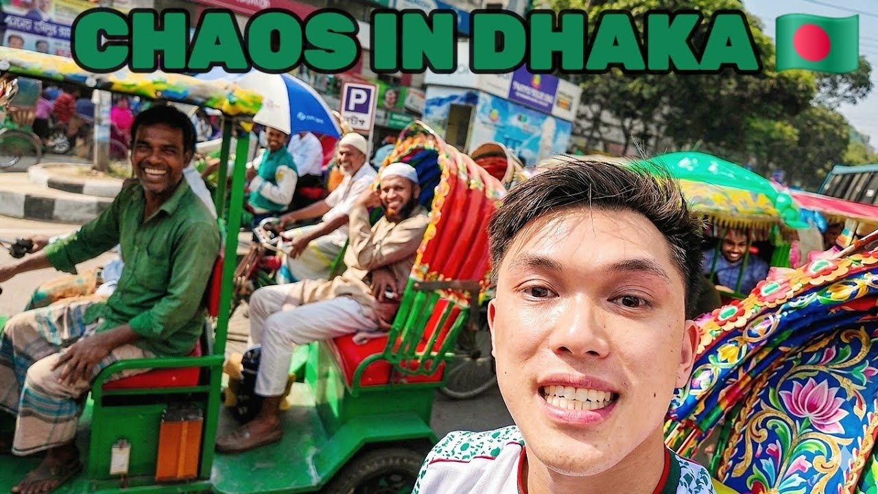 I Explored the Craziest Streets in Dhaka 🇧🇩
