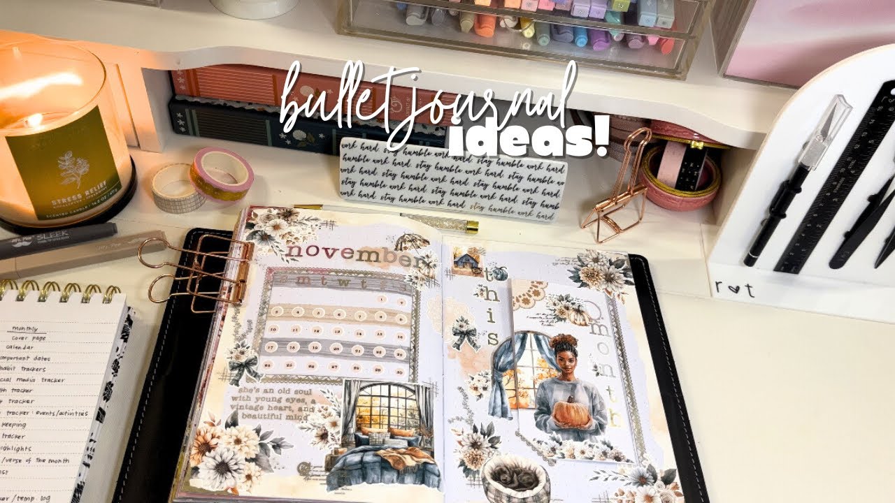 Bullet Journal Ideas | Yearly, Monthly, & Weekly Spreads