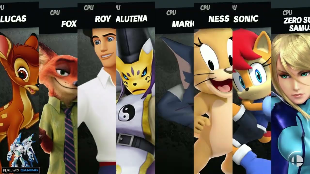 Bambi vs Nick vs Eric vs Taomon vs Tom vs Jerry vs Sally vs Samus