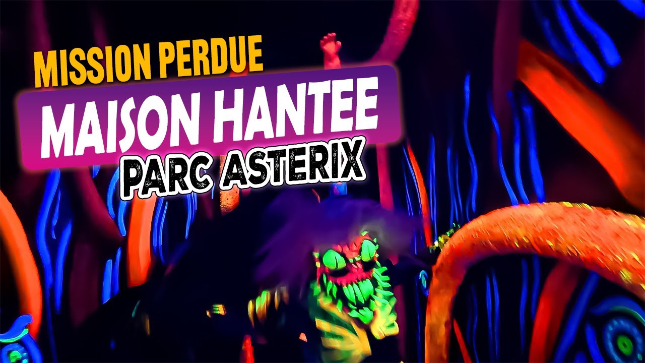 Ancienne Maison hantée du Parc Astérix : MISSION PERDUE (File d'attente + attraction)