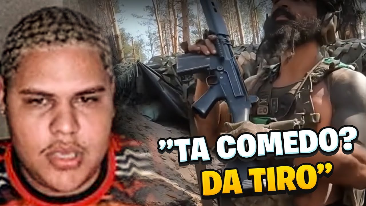 JMDECK REAGINDO: UM BRASILEIRO NA GUERRA - é muito tiro
