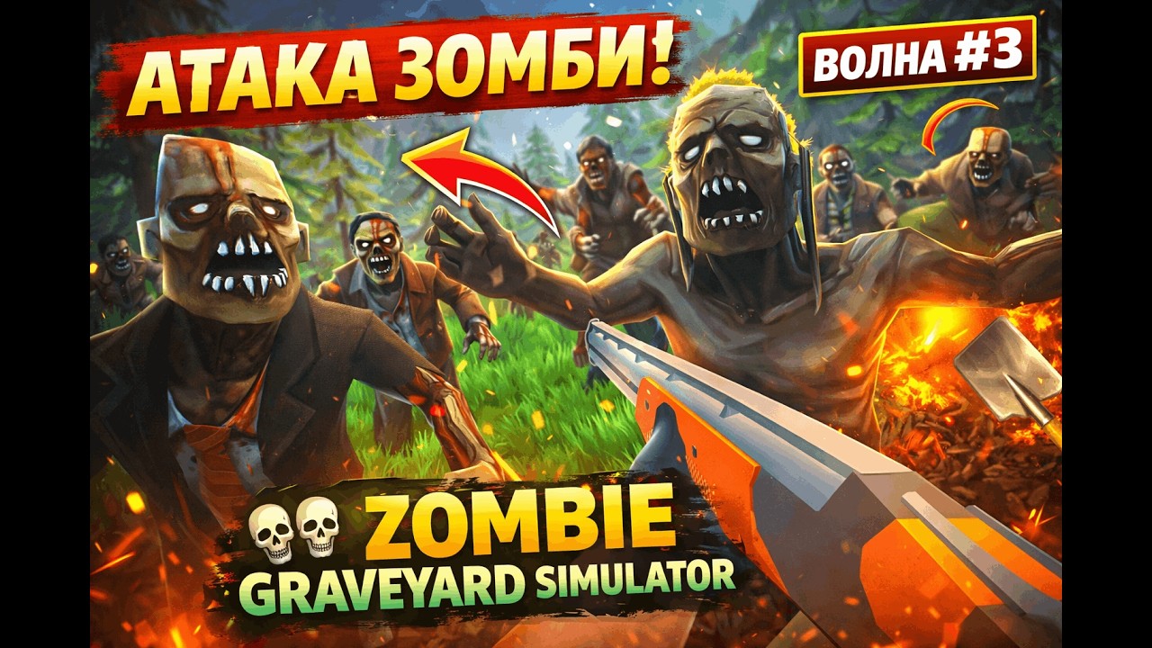 Zombie graveyard simulator#5 Прохождение (отправка в экспедиции) 